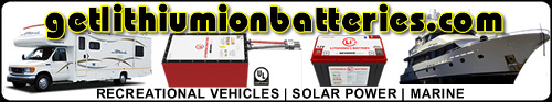 Click here for super powerful lithium-ion batteries for cars, trucks, RV, Marine and backup power